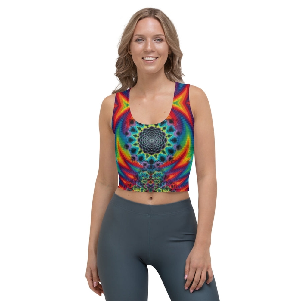 Vibrant Tie-Dye Crop Top